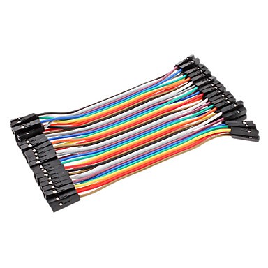 CABLES DUPONT 10CM HEMBRA-HEMBRA 40 PZAS $35